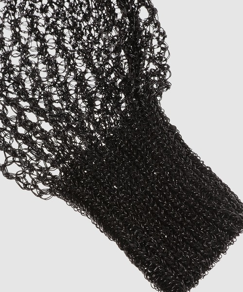 TAN（タン）の「DAZZLED KNITTED BOLERO（カーディガン/ボレロ・レディース・ブラック/シルバー/ブルー・FREE）」の10枚目の写真