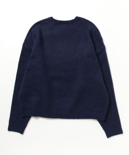 shesame(シーセム)の「ジャガードグラフィックニットプルオーバー(ニット/セーター・レディース・ブラウン/ネイビー/チャコール・MEDIUM/LARGE)」の4枚目の写真