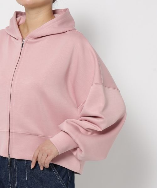 mysty woman（ミスティウーマン）の「ダブルZIPフーディ　101955（パーカー・レディース・ブラック/ライトピンク/オフホワイト/グリーン・FREE）」の16枚目の写真