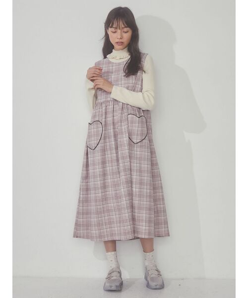 merry jenny(メリージェニー)の「frillリブタートルニット(ニット/セーター・レディース・ブルー/アイボリー・FREE)」の11枚目の写真