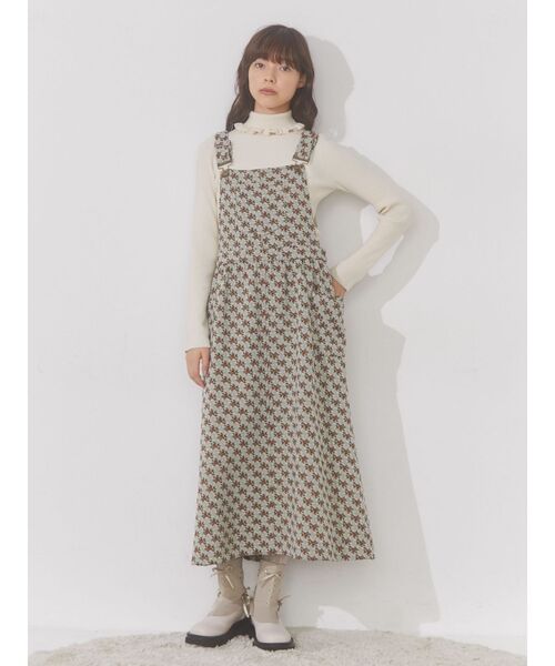 merry jenny(メリージェニー)の「frillリブタートルニット(ニット/セーター・レディース・ブルー/アイボリー・FREE)」の13枚目の写真