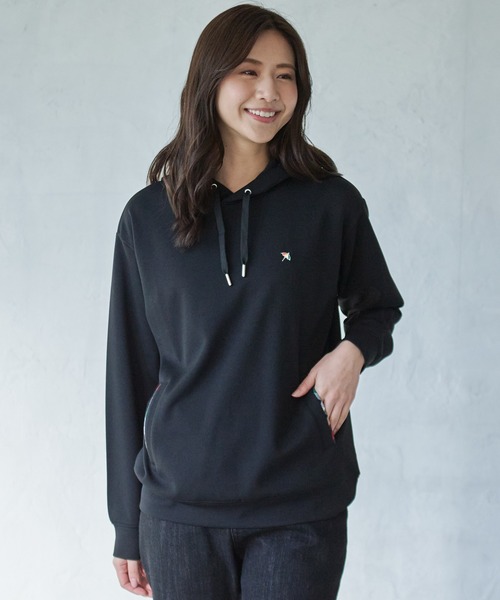 Arnold Palmer（アーノルドパーマー）の「ウールライクスウェット シェア フーディ（パーカー・レディース・ライトベージュ/アイボリー/ブラック・L/M/S/LL/XS）」の21枚目の写真