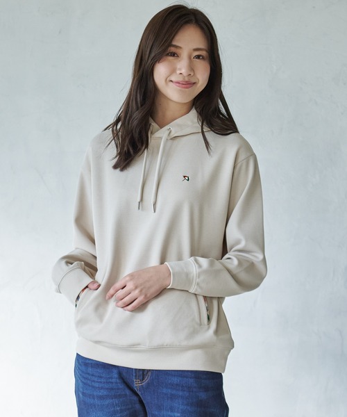 Arnold Palmer（アーノルドパーマー）の「ウールライクスウェット シェア フーディ（パーカー・レディース・ライトベージュ/アイボリー/ブラック・L/M/S/LL/XS）」の14枚目の写真