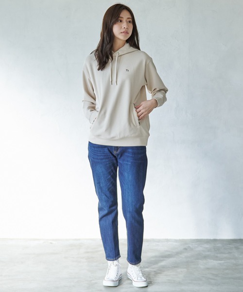 Arnold Palmer（アーノルドパーマー）の「ウールライクスウェット シェア フーディ（パーカー・レディース・ライトベージュ/アイボリー/ブラック・L/M/S/LL/XS）」の16枚目の写真