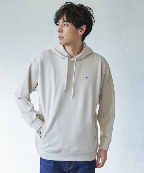 Arnold Palmer（アーノルドパーマー）の「ウールライクスウェット シェア フーディ（パーカー・レディース・ライトベージュ/アイボリー/ブラック・L/M/S/LL/XS）」の4枚目の写真