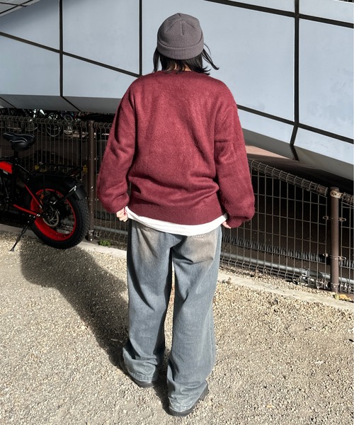 kutir（クティール）の「起毛アソートニットプルオーバー（ニット/セーター・レディース・ネイビー/ブルー/レッド/ボルドー/アイボリー/その他・FREE）」の22枚目の写真