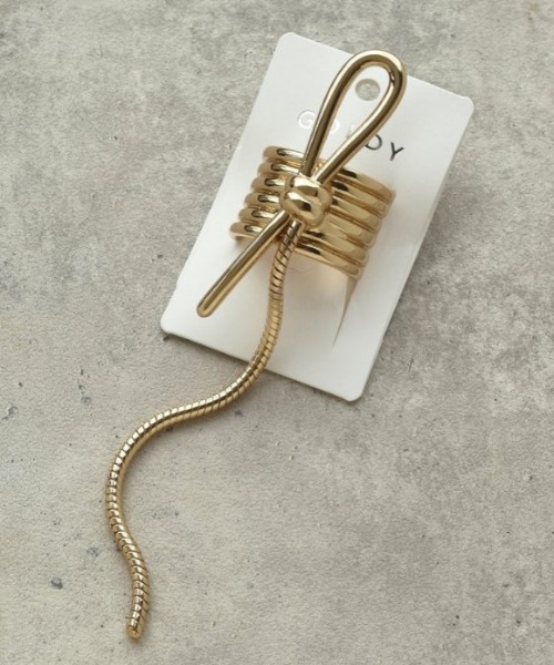 GOLDY(ゴールディ)の「【GOLDY】メタル ノット ヘアカフ / 6221104(ヘアゴム・レディース・ゴールド系その他2/シルバー系その他/シルバー/ゴールド・FREE)」の6枚目の写真