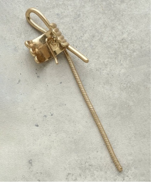 GOLDY(ゴールディ)の「【GOLDY】メタル ノット ヘアカフ / 6221104(ヘアゴム・レディース・ゴールド系その他2/シルバー系その他/シルバー/ゴールド・FREE)」の8枚目の写真