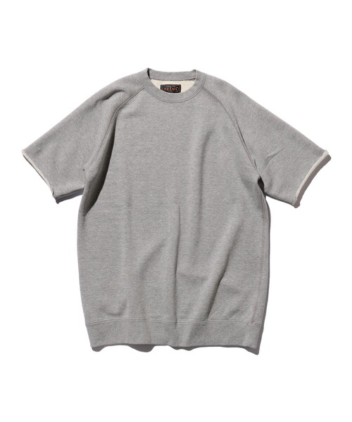 BEAMS PLUS(ビームスプラス)の「BEAMS PLUS / カットオフ ショートスリーブ スウェットシャツ(スウェット・メンズ・オートミール/サックスブルー/ベージュ/ヘザーグレー/グリーン/ネイビー・XL/L/M/S)」の2枚目の写真