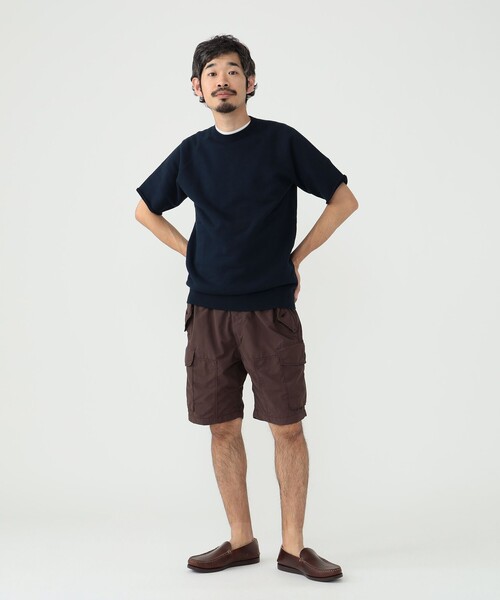 BEAMS PLUS(ビームスプラス)の「BEAMS PLUS / カットオフ ショートスリーブ スウェットシャツ(スウェット・メンズ・オートミール/サックスブルー/ベージュ/ヘザーグレー/グリーン/ネイビー・XL/L/M/S)」の13枚目の写真