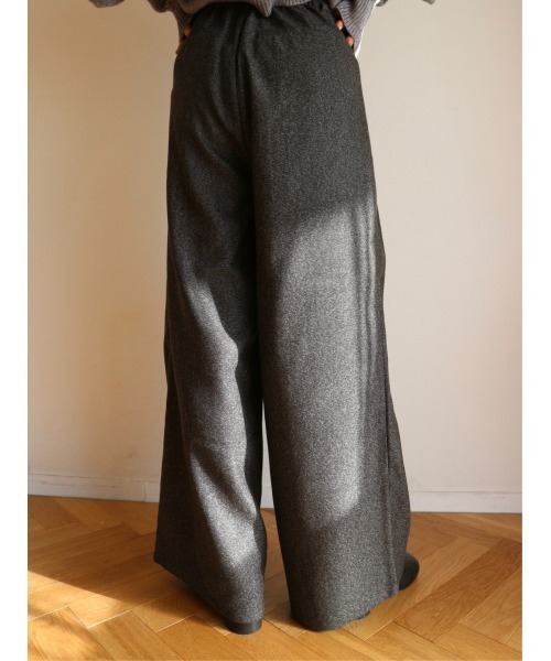 TRUNC(トランクエイティーエイト)の「Tweed Tuck Wide Pants(その他パンツ・レディース・グレー/ブラック・FREE)」の7枚目の写真