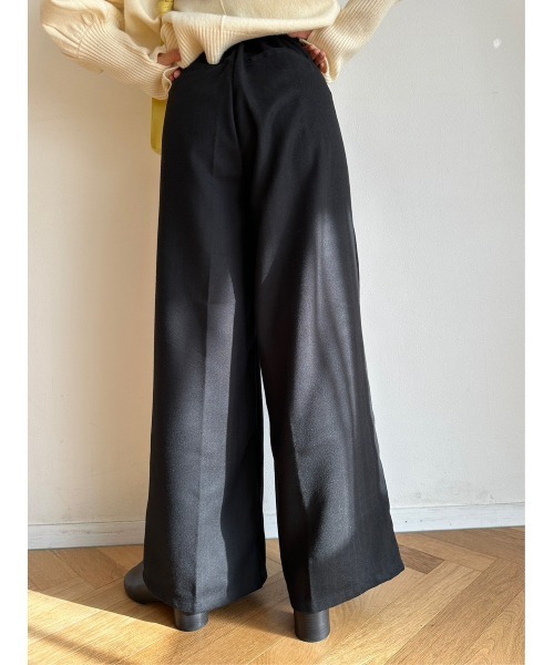 TRUNC(トランクエイティーエイト)の「Tweed Tuck Wide Pants(その他パンツ・レディース・グレー/ブラック・FREE)」の9枚目の写真