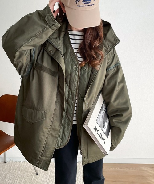 Plage カーキ　モッズコート　38 Plage カーキ モッズコート 38 65 フィッシュテール モッズコート