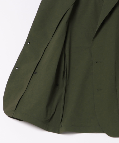 Grand PARK（グランドパーク）の「ナイロンリップストレッチテーラードジャケット（テーラードジャケット・メンズ・カーキ/ネイビー/ブラック・MEDIUM/SMALL/LARGE）」の19枚目の写真