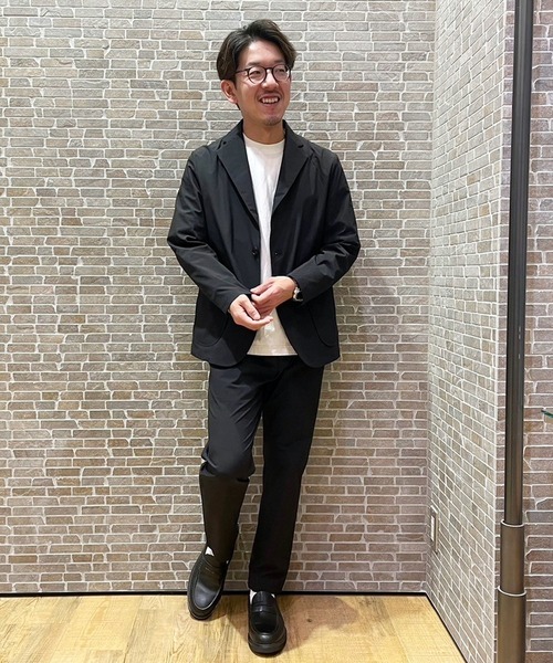 Grand PARK（グランドパーク）の「ナイロンリップストレッチテーラードジャケット（テーラードジャケット・メンズ・カーキ/ネイビー/ブラック・MEDIUM/SMALL/LARGE）」の7枚目の写真