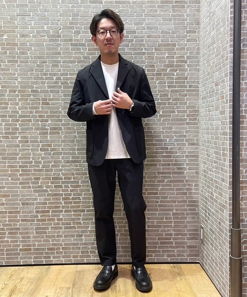 Grand PARK（グランドパーク）の「ナイロンリップストレッチテーラードジャケット（テーラードジャケット・メンズ・カーキ/ネイビー/ブラック・MEDIUM/SMALL/LARGE）」の8枚目の写真