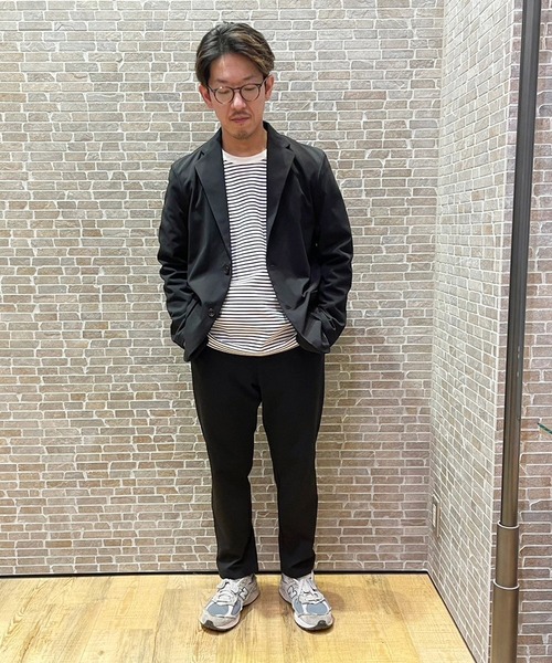 Grand PARK（グランドパーク）の「ナイロンリップストレッチテーラードジャケット（テーラードジャケット・メンズ・カーキ/ネイビー/ブラック・MEDIUM/SMALL/LARGE）」の9枚目の写真