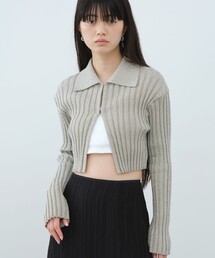 lame knit cardigan
