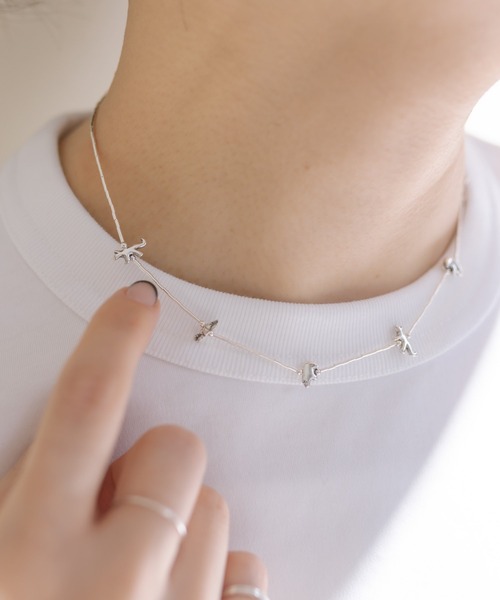 ear PAPILLONNER（イアパピヨネ）の「《スターリングシルバー使用》フェティッシュショートネックレス（ネックレス・レディース・シルバー系その他5・FREE）」の12枚目の写真