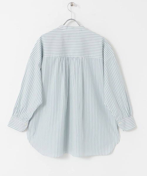 FORK&SPOON（フォークアンドスプーン）の「FORK&SPOON　ファインブロードギャザースリーブシャツ（シャツ/ブラウス・レディース・チェック/ストライプ・1）」の20枚目の写真