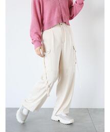 ehka sopo | サテンカーゴパンツ(その他パンツ)