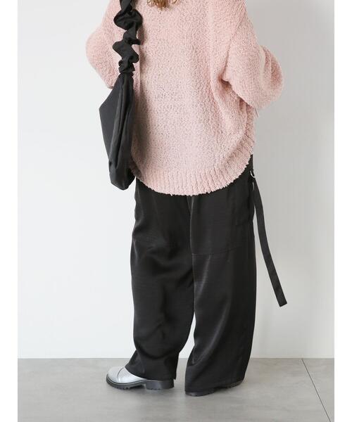 ehka sopo（エヘカソポ）の「サテンカーゴパンツ（その他パンツ・レディース・ブラック/キナリ/オリーブ・F）」の14枚目の写真