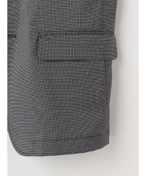 Perfect Suit FActory（パーフェクトスーツファクトリー）の「軽量プチプラセットアップ　ジャケット　無地　グレー/ネイビー（テーラードジャケット・メンズ・ライトグレー/ネイビー・L/LL/M/S/SS）」の3枚目の写真