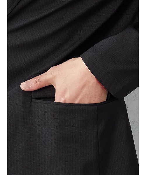 Perfect Suit FActory（パーフェクトスーツファクトリー）の「軽量プチプラセットアップ　ジャケット　無地　グレー/ネイビー（テーラードジャケット・メンズ・ライトグレー/ネイビー・L/LL/M/S/SS）」の15枚目の写真