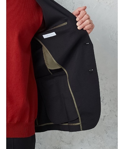 Perfect Suit FActory（パーフェクトスーツファクトリー）の「軽量プチプラセットアップ　ジャケット　無地　グレー/ネイビー（テーラードジャケット・メンズ・ライトグレー/ネイビー・L/LL/M/S/SS）」の18枚目の写真