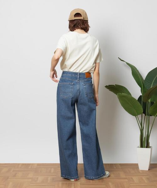 SOMETHING(サムシング)の「SOMETHING(サムシング)【レディース】「LISA」ワイドパンツ(デニムパンツ・レディース・ダークインディゴブルー・XS/S/M)」の13枚目の写真