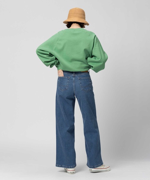 SOMETHING(サムシング)の「SOMETHING(サムシング)【レディース】「LISA」ワイドパンツ(デニムパンツ・レディース・ダークインディゴブルー・XS/S/M)」の5枚目の写真