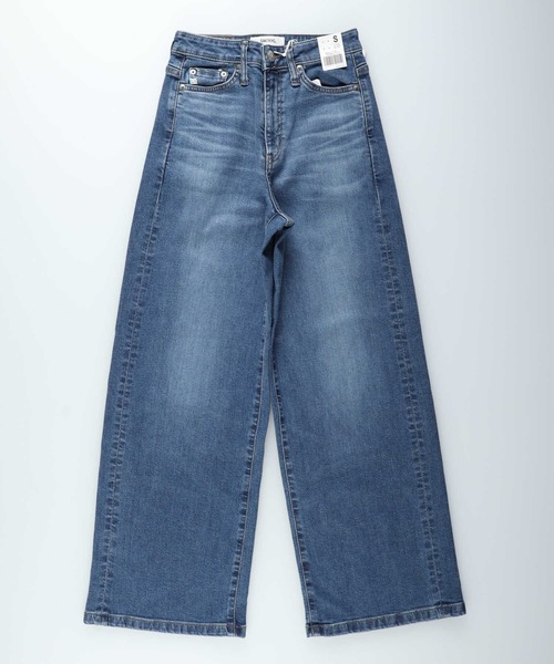 SOMETHING(サムシング)の「SOMETHING(サムシング)【レディース】「LISA」ワイドパンツ(デニムパンツ・レディース・ダークインディゴブルー・XS/S/M)」の6枚目の写真