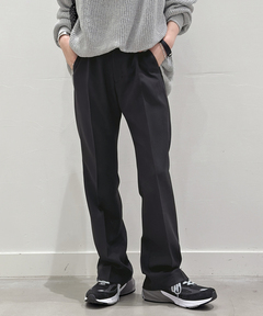 Tweed volume tuck wide pants / ツイードボリュームワイドパンツ