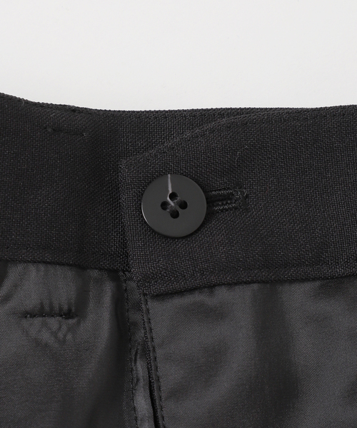 AP STUDIO（エーピーストゥディオ）の「スリムフレアパンツ（スラックス・レディース・ブラック/チャコールグレー・34/36/38/40）」の8枚目の写真