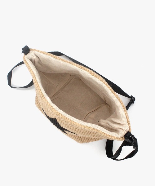 FABRICO（ファブリコ）の「【FABRICO】マークジュートサコッシュ（ショルダーバッグ・レディース・ベージュ系2/ベージュ系1/ベージュ系3・FREE）」の8枚目の写真