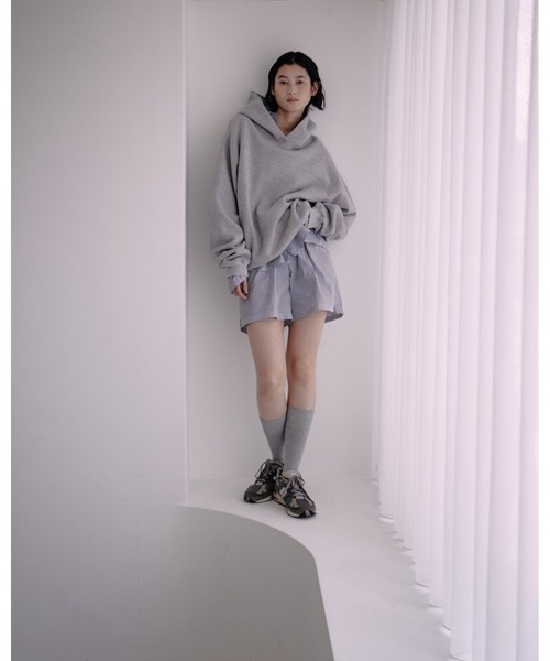 ENCIRCLE(エンサークル)の「【ENCIRCLE/エンサークル】en hoodie/エンフーディー(パーカー)(パーカー・レディース・ダークグリーン/杢グレー/ピンクベージュ・2/1/SHORT)」の19枚目の写真