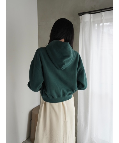 ENCIRCLE(エンサークル)の「【ENCIRCLE/エンサークル】en hoodie/エンフーディー(パーカー)(パーカー・レディース・ダークグリーン/杢グレー/ピンクベージュ・2/1/SHORT)」の22枚目の写真