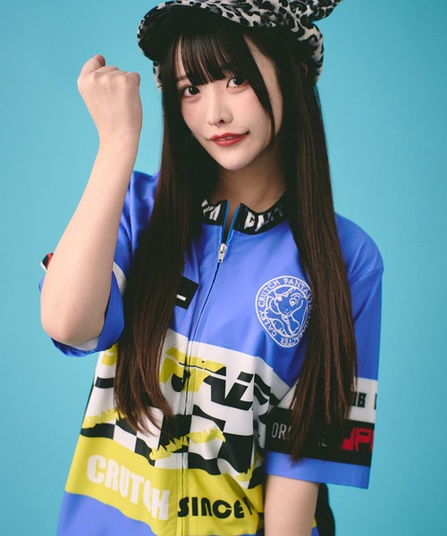 GALFY(ガルフィー)の「【GALFY/ガルフィー】自転車ガルフィーのガチなやつ(シャツ/ブラウス・メンズ・ブルー/レッド/ライム・XL/L)」の3枚目の写真