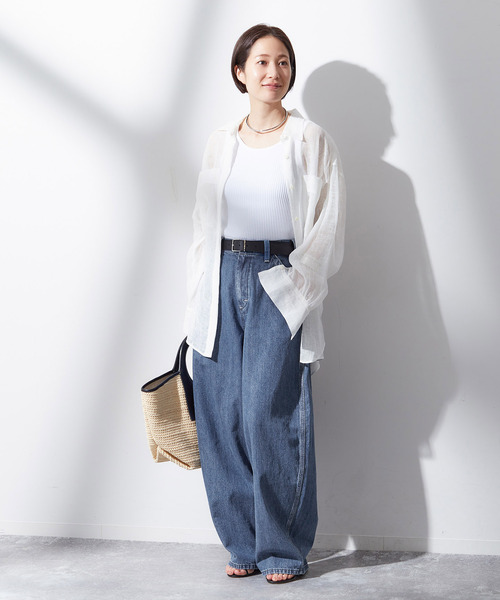 AYA KANEKO×Lee×L'ESSAGE】SUPERSIZED WORK：デニムパンツ
