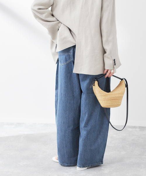 AYA KANEKO×Lee×L'ESSAGE】SUPERSIZED WORK：デニムパンツ（デニム