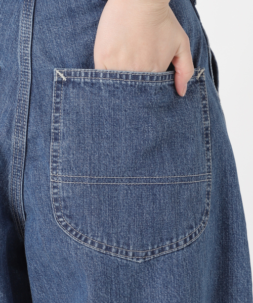 AYA KANEKO×Lee×L'ESSAGE】SUPERSIZED WORK：デニムパンツ（デニム