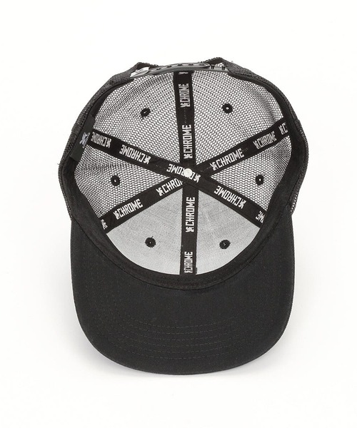 CHROME(クローム)の「CHROME/クローム キャップ 6PANEL MESH CAP メッシュキャップ JP204BKRF(キャップ・メンズ・ブラック・FREE)」の6枚目の写真