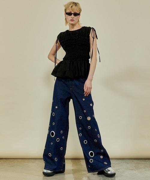 MAISON SPECIAL（メゾンスペシャル）の「Shirring Frills Top