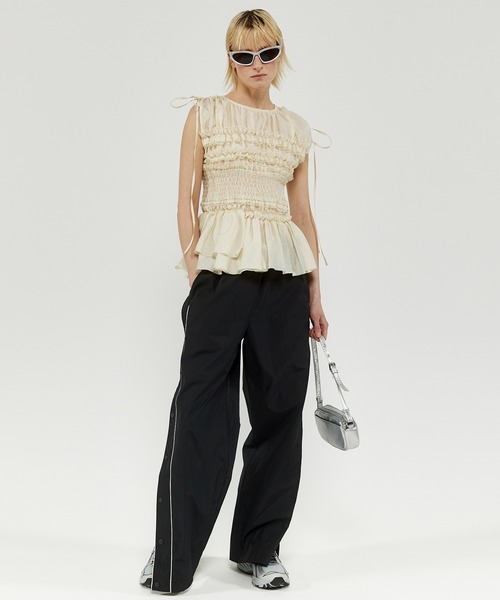 MAISON SPECIAL（メゾンスペシャル）の「Shirring Frills Top