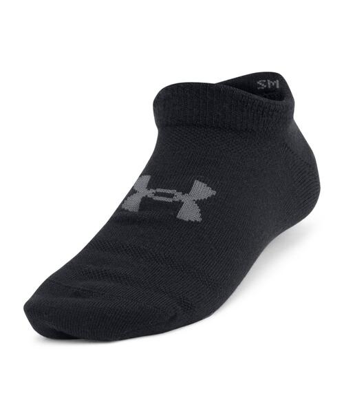 UNDER ARMOUR（アンダーアーマー）の「UAエッセンシャル ノーショー ソックス （6足セット）（トレーニング/KIDS）（ソックス/靴下・キッズ・ブラック・S/XS）」の4枚目の写真