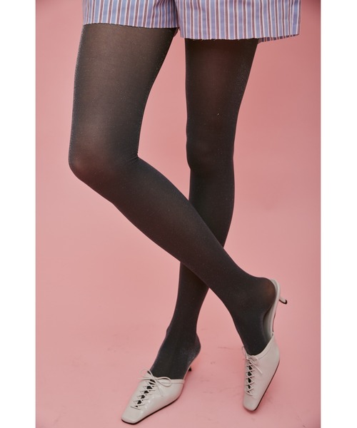 un/neu（アンノイ）の「ラメ―シアーカラータイツ（タイツ/ストッキング・レディース・ブラウン/ブラック/グレー・FREE）」の15枚目の写真