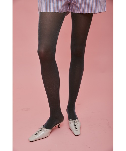 un/neu（アンノイ）の「ラメ―シアーカラータイツ（タイツ/ストッキング・レディース・ブラウン/ブラック/グレー・FREE）」の17枚目の写真