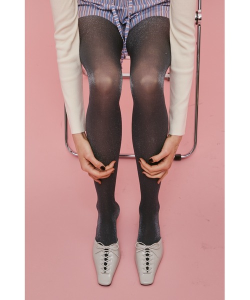 un/neu（アンノイ）の「ラメ―シアーカラータイツ（タイツ/ストッキング・レディース・ブラウン/ブラック/グレー・FREE）」の13枚目の写真