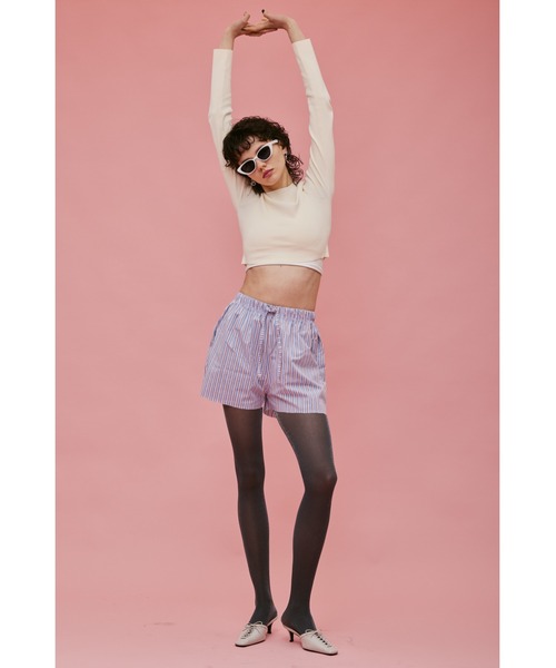 un/neu（アンノイ）の「ラメ―シアーカラータイツ（タイツ/ストッキング・レディース・ブラウン/ブラック/グレー・FREE）」の18枚目の写真