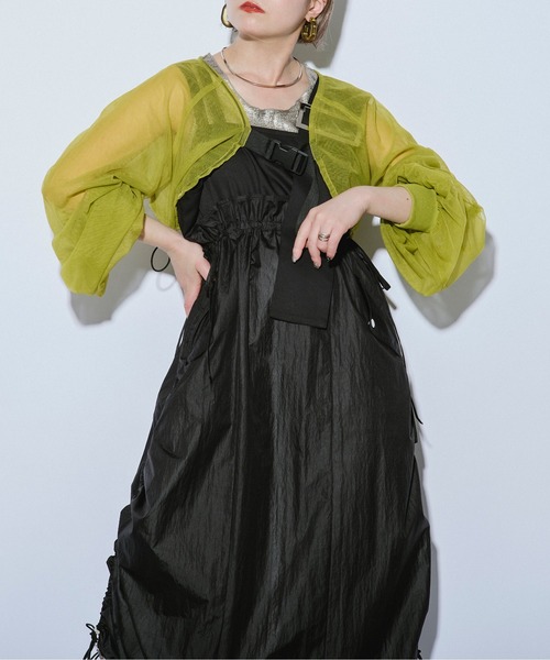 nala ボレロ　Mサイズ 新品未使用 Nala ナラ Rash guard knit bolero M｜トップス